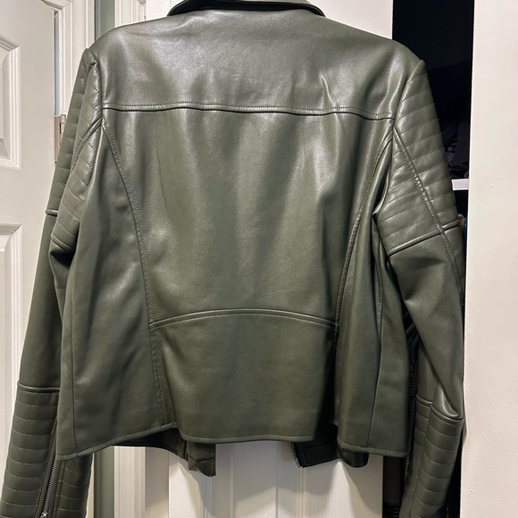 Faux leather bomber jacket - Picture 2 of 4